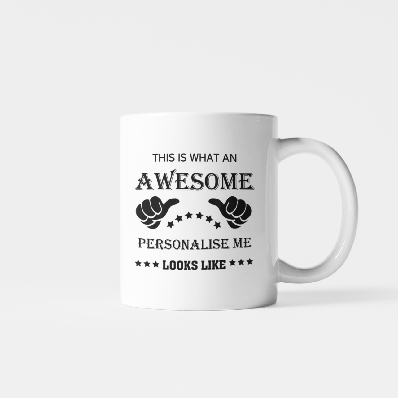 Personalise Me Awesome Name Mug