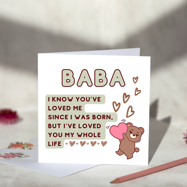 I Have Loved You For Him Greeting Card