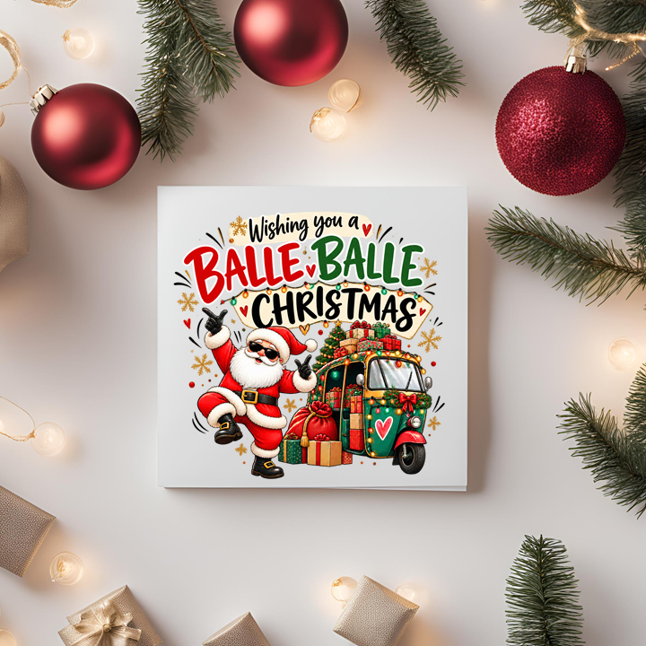 Balle Balle Christmas Card