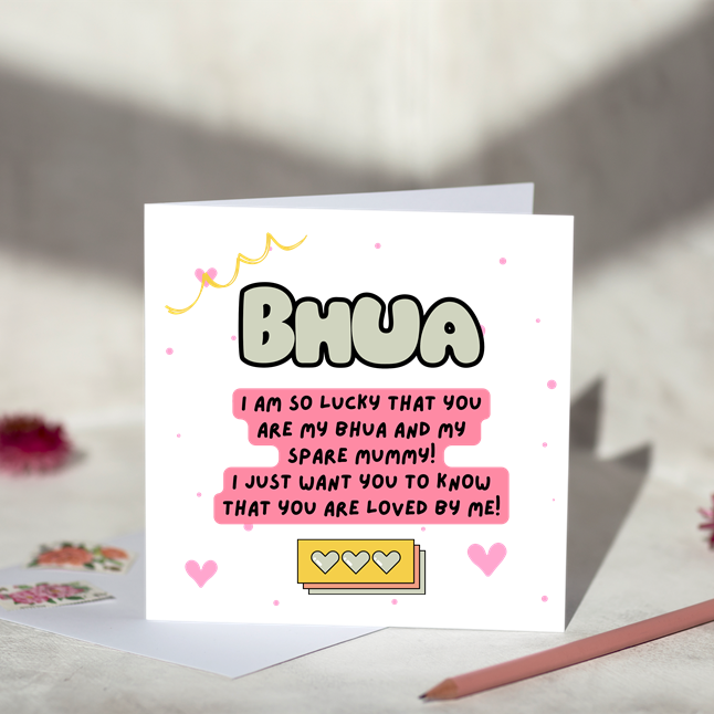 I am so Lucky to Have You For Her Greeting Card