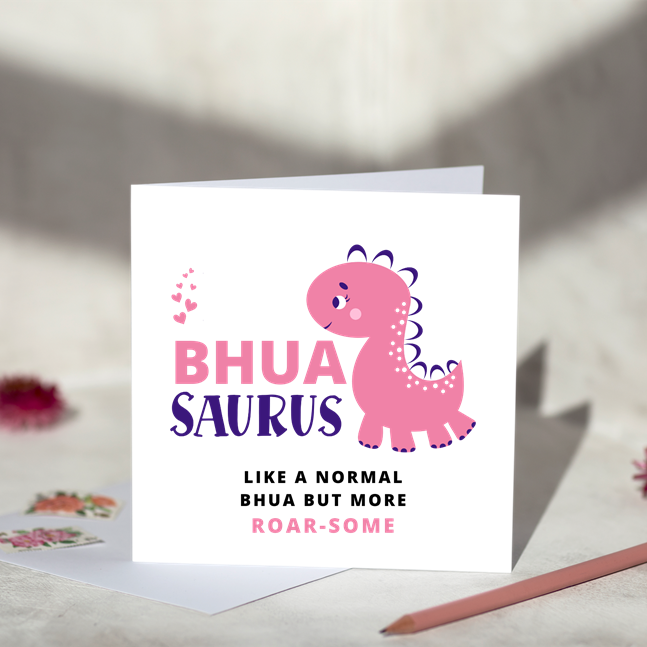 
                  
                    Roarsome Saurus For Her Greeting Card
                  
                