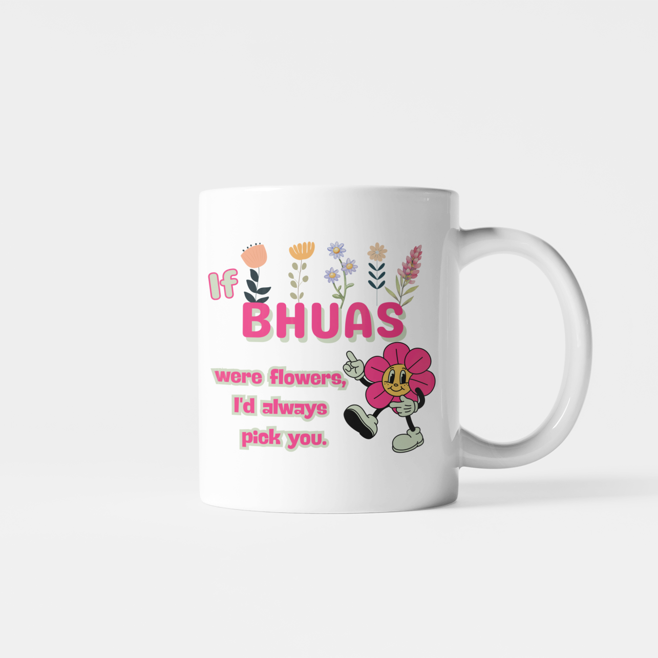 Flowers Auntie Mug