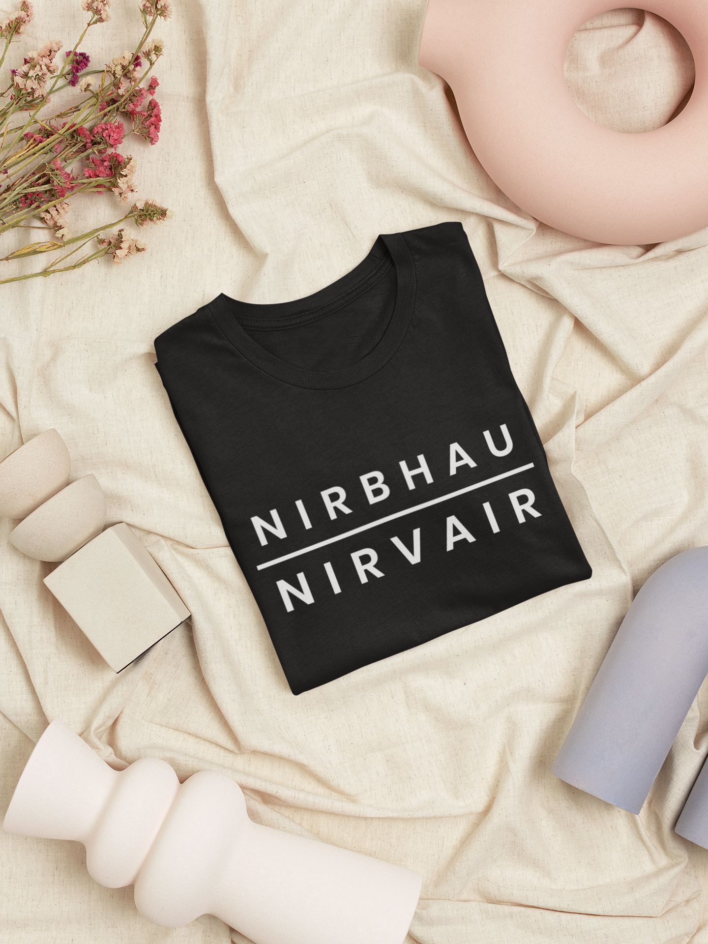 BASIC ESSENTIALS: Nirbhau Nirvair Unisex Tee- Various Colours