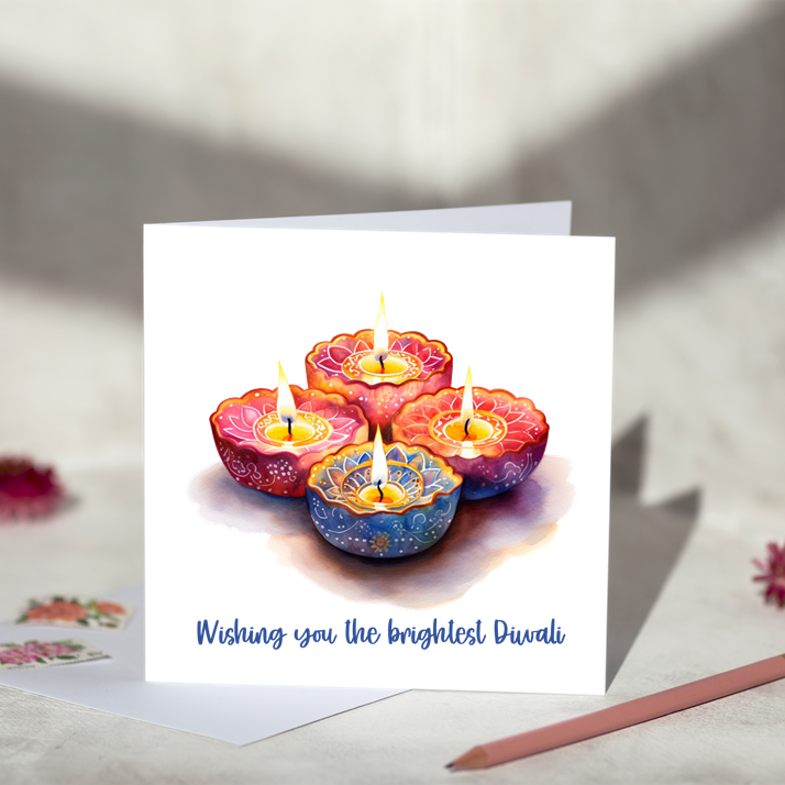 Brightest Diwali Greeting Card