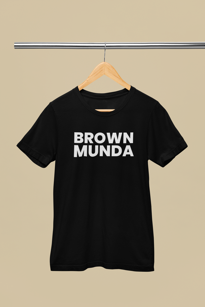 
                  
                    BASIC ESSENTIALS: Brown Munda Unisex Tee- Various Colours
                  
                