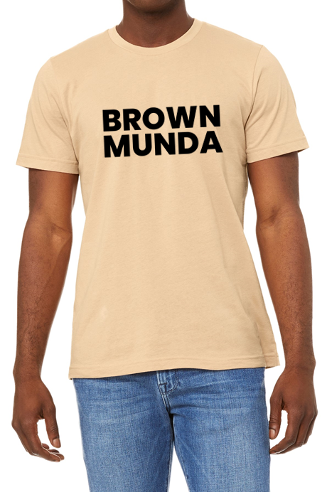 
                      
                        BASIC ESSENTIALS: Brown Munda Unisex Tee- Various Colours
                      
                    