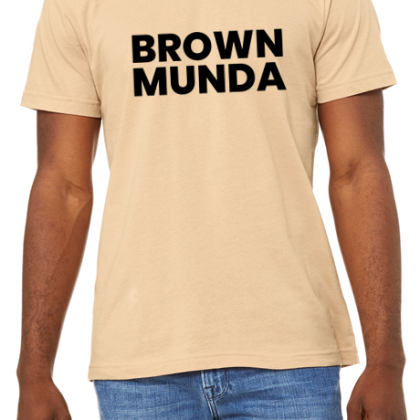 BASIC ESSENTIALS: Brown Munda Unisex Tee- Various Colours