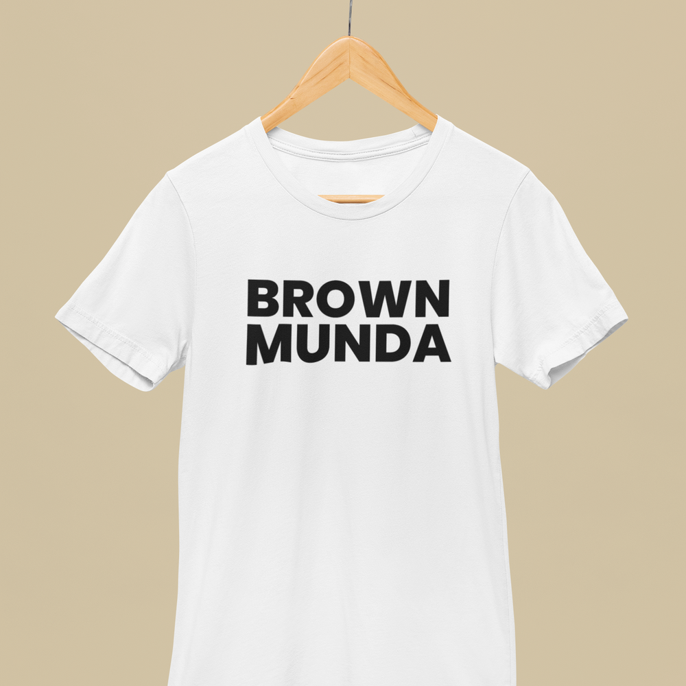 
                      
                        BASIC ESSENTIALS: Brown Munda Unisex Tee- Various Colours
                      
                    