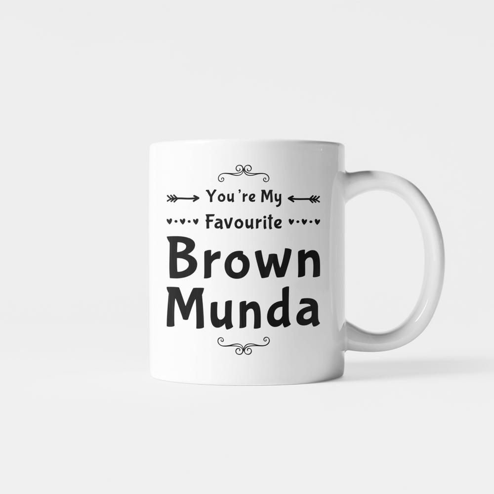 Favourite Brown Munda Mug