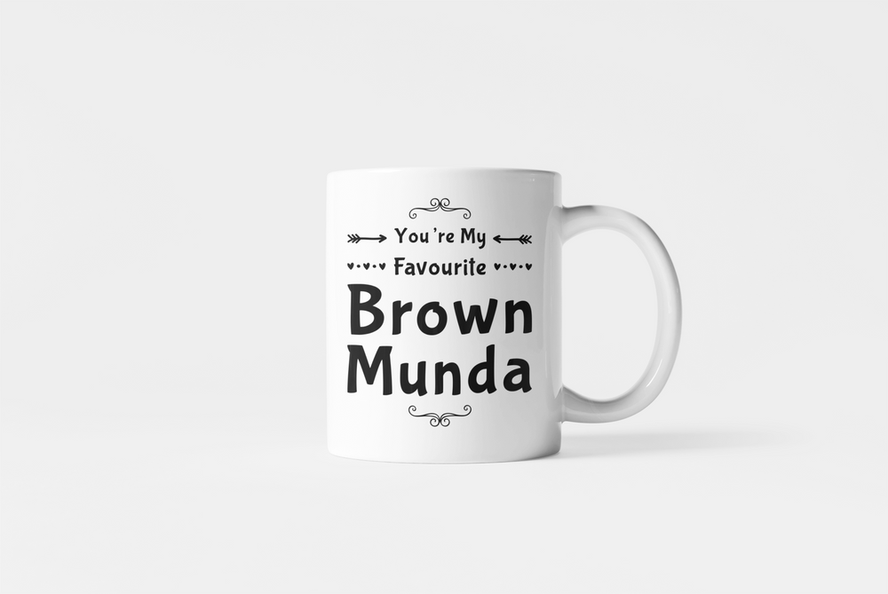 Favourite Brown Munda Mug