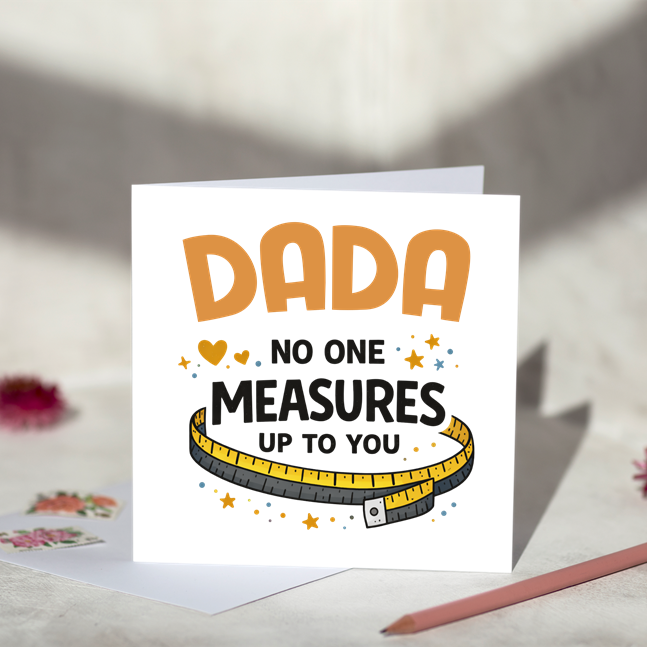 No One Measures For Grandad Card