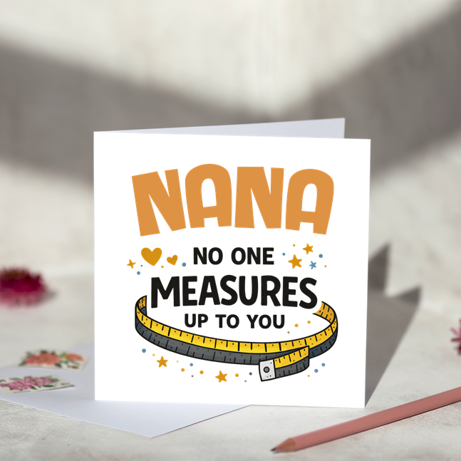 No One Measures For Grandad Card