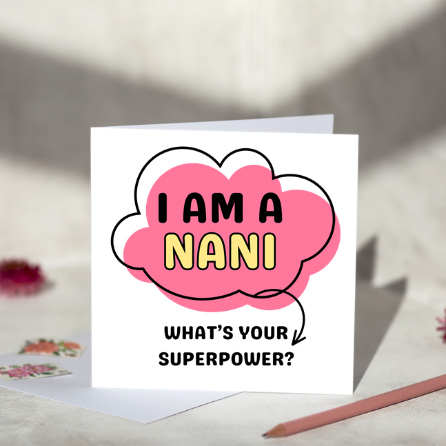 Superpower for Grandma Card