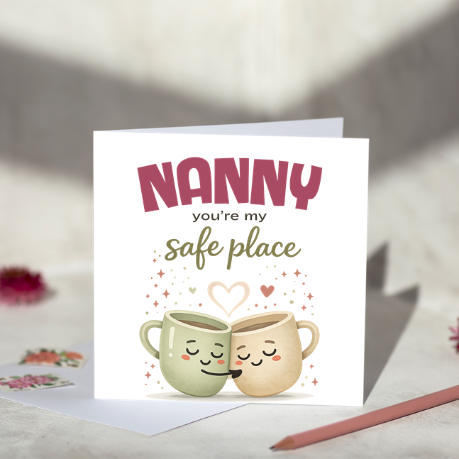 My Safe Place for Grandma Card