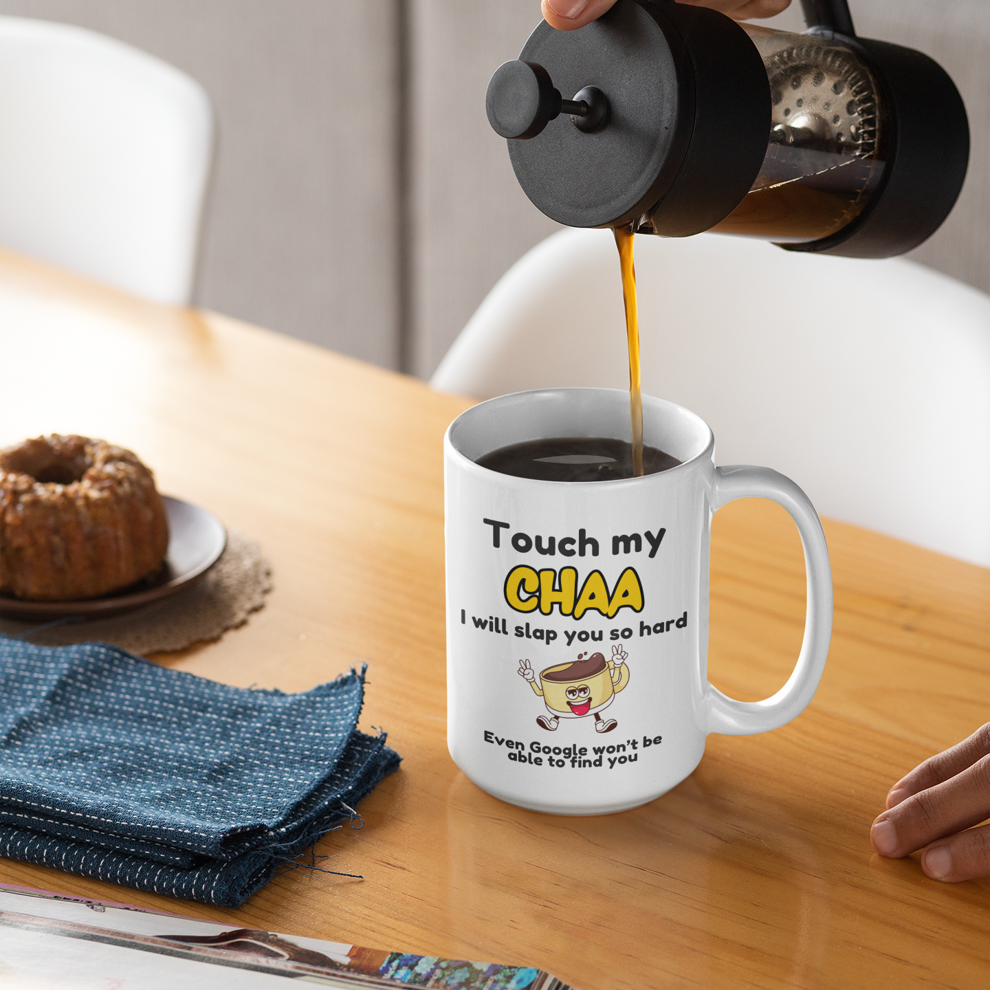 Touch My Drink Slap Mug
