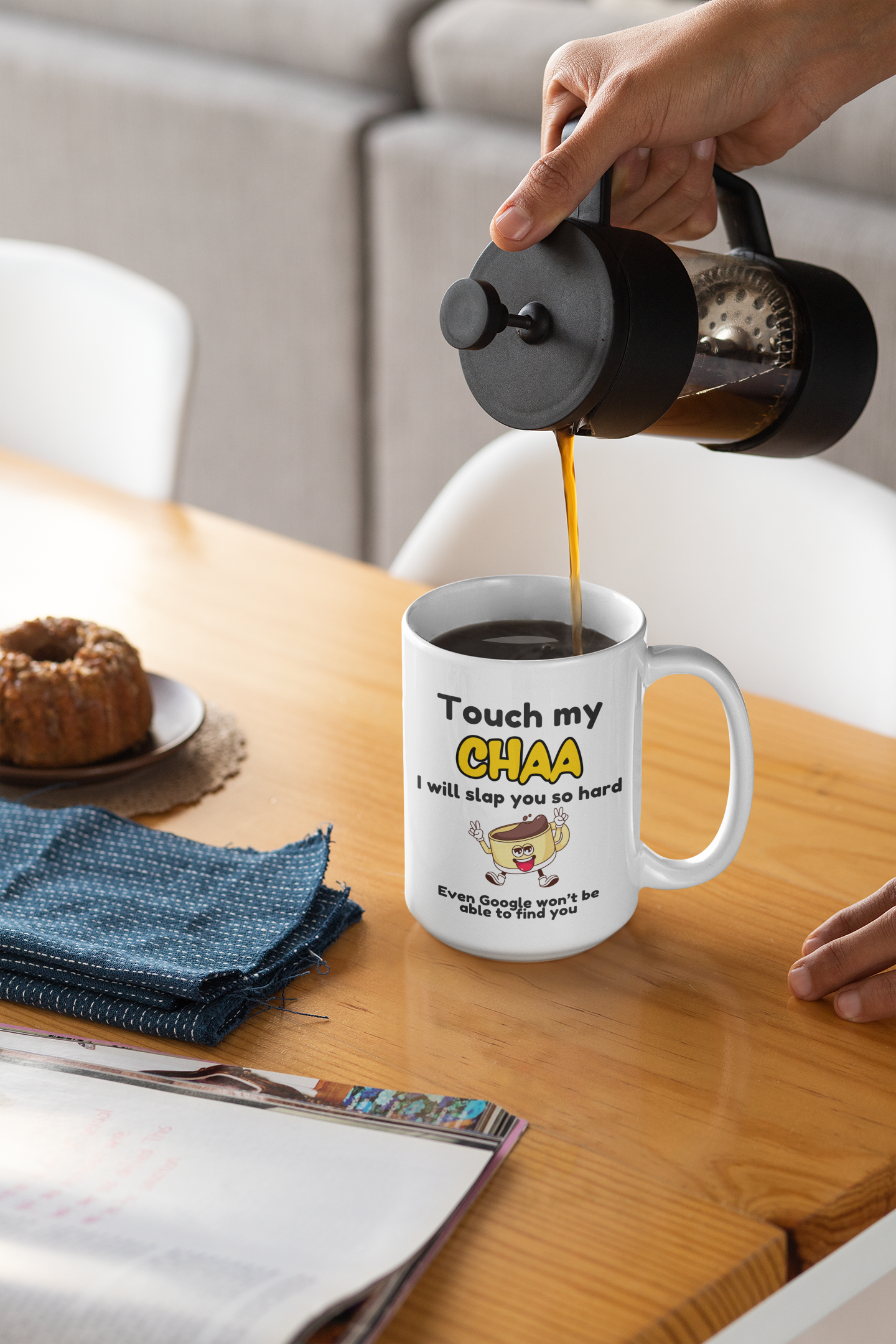 Touch My Drink Slap Mug