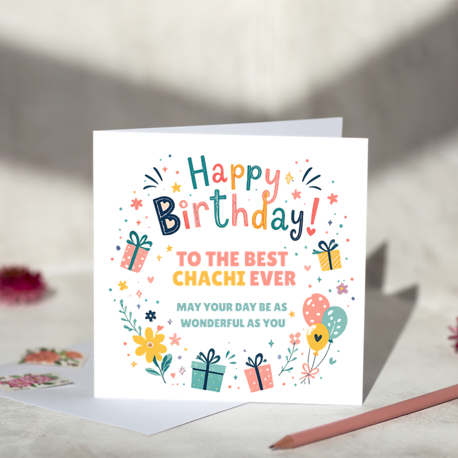 To The Best Chachi Birthday Card