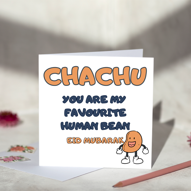 Chachu Favourite Bean Eid Card