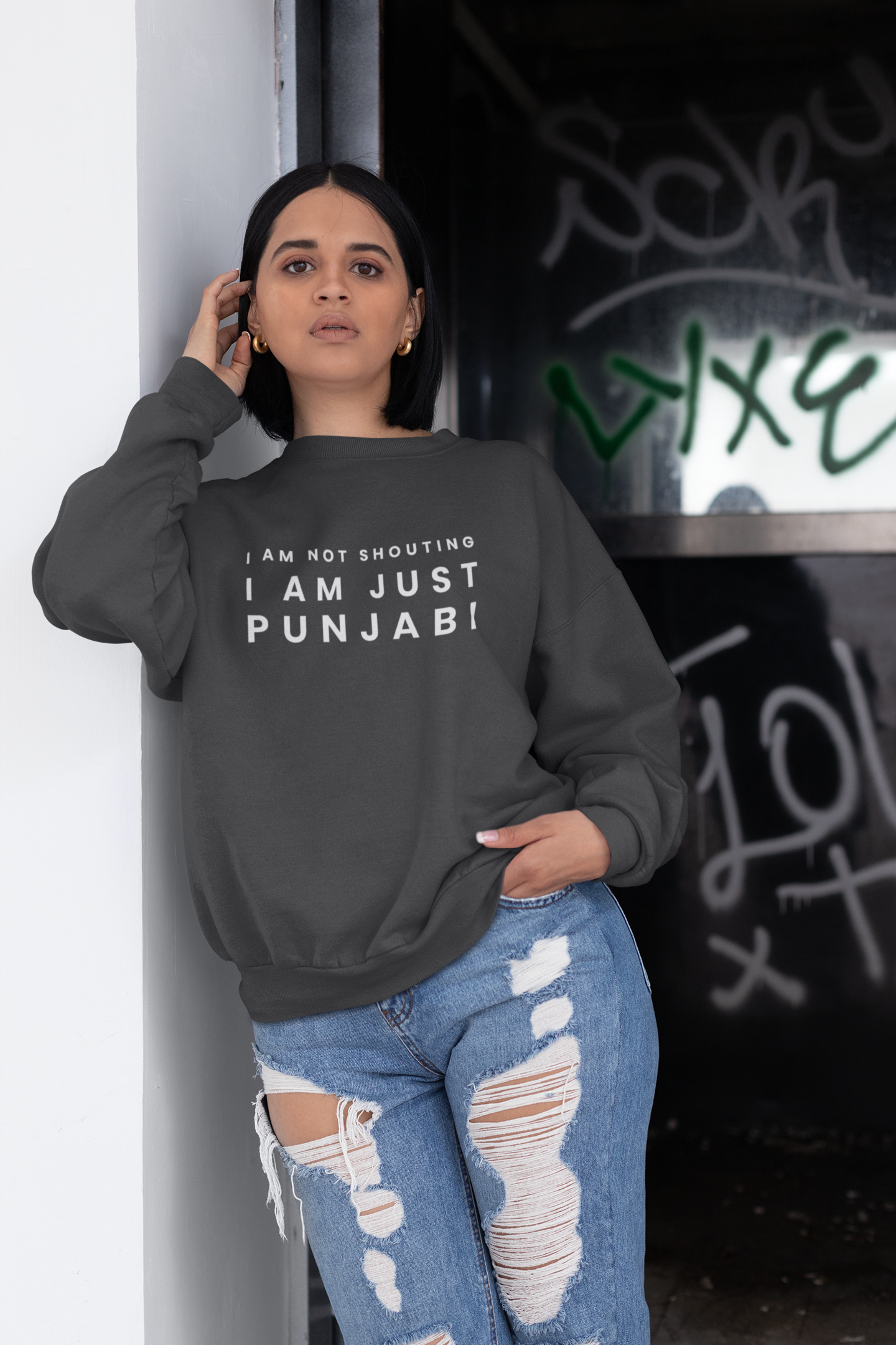 I Am Not Shouting Punjabi Unisex Sweatshirt - Various Colours