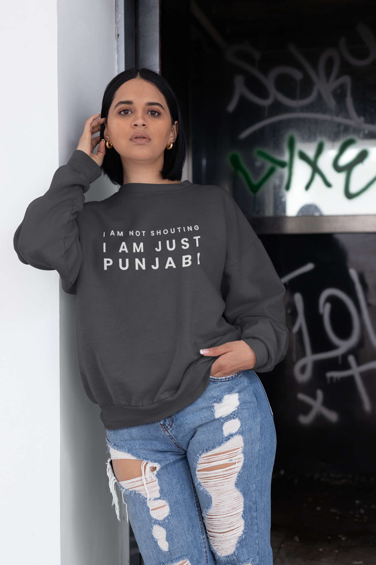 
                  
                    I Am Not Shouting Punjabi Unisex Sweatshirt - Various Colours
                  
                