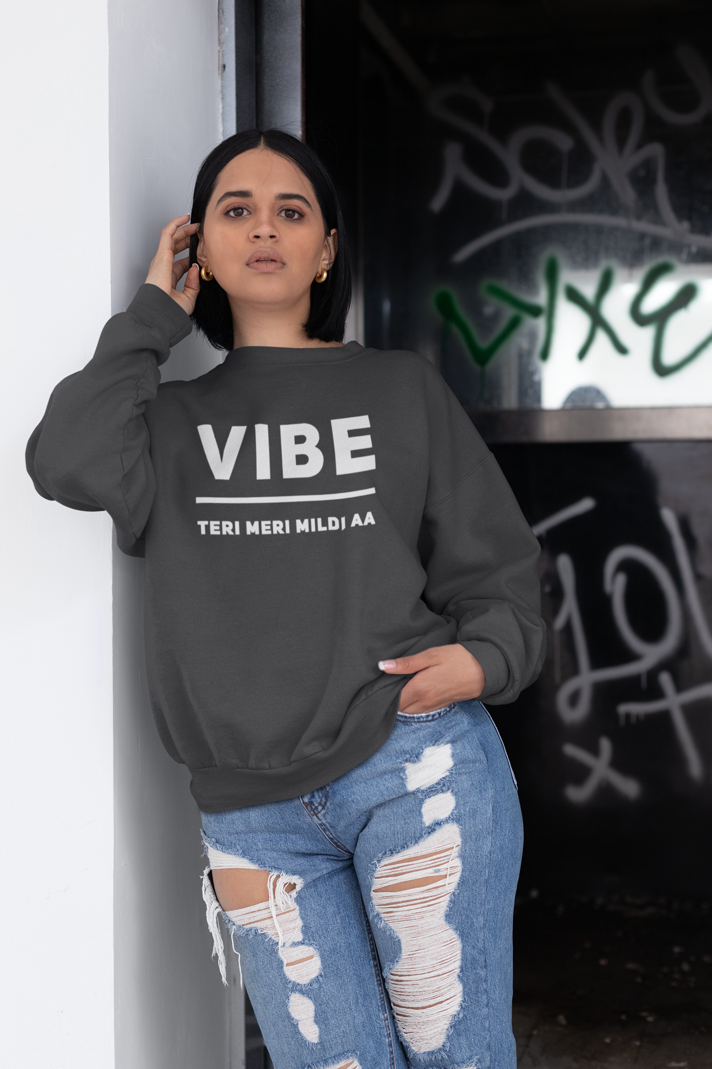 Vibe Teri Meri Mildi Aa Unisex Sweatshirt - Various Colours