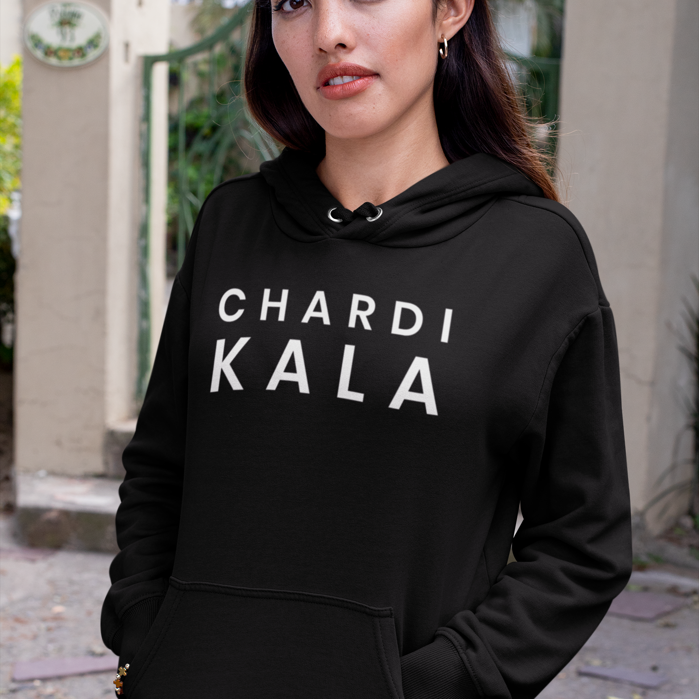 Chardi Kala Unisex Hoodie - Black