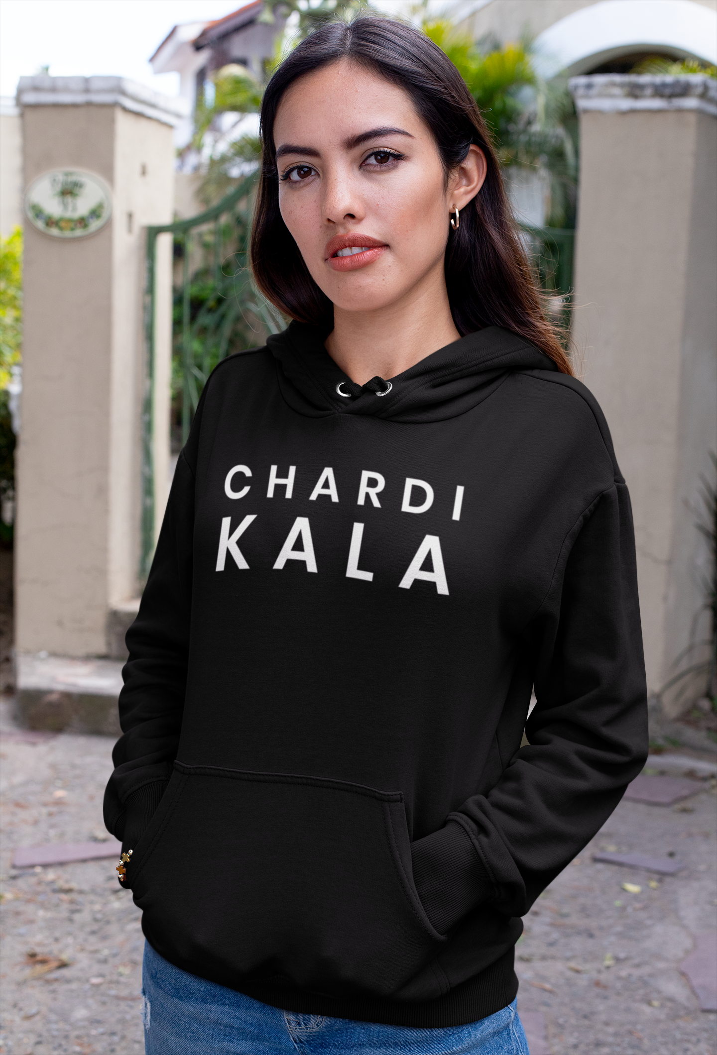 Chardi Kala Unisex Hoodie - Black