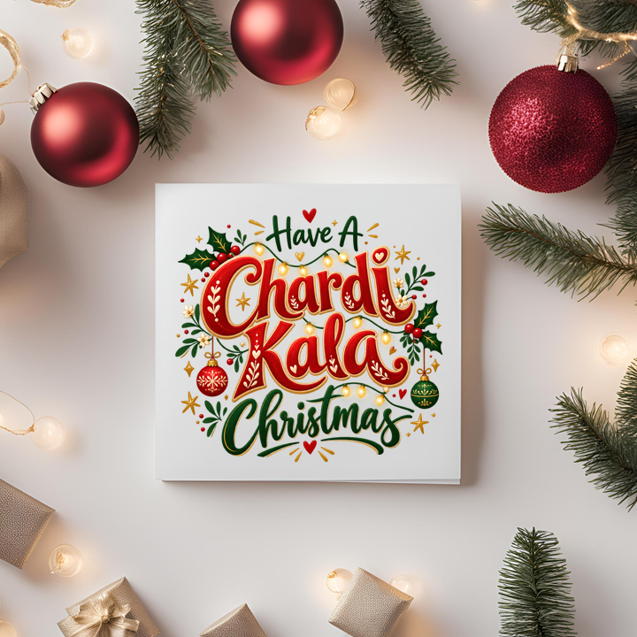 Chardi Kala Christmas Card