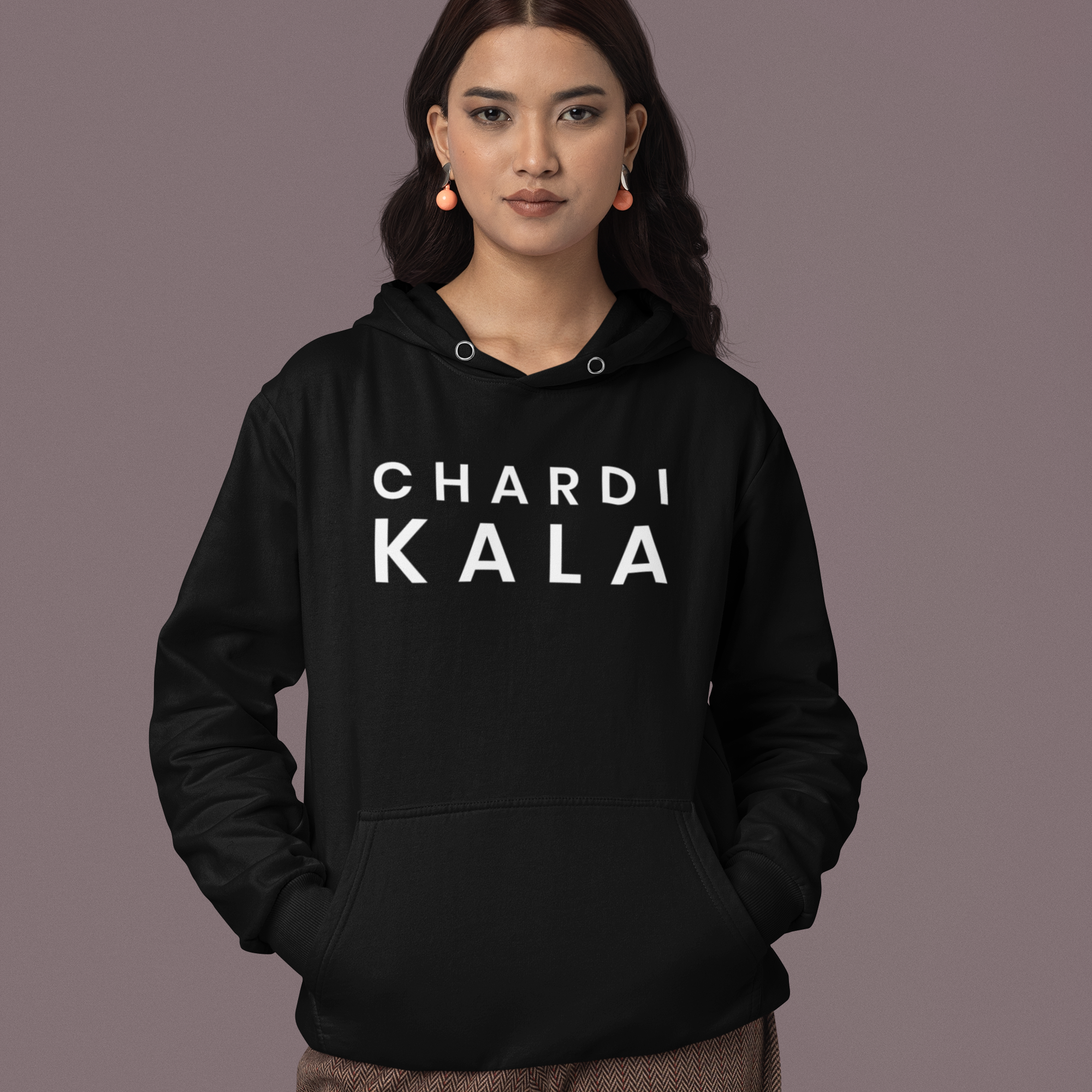 Chardi Kala Unisex Hoodie - Black