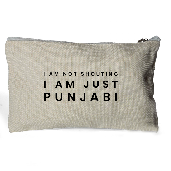 I Am Not Shouting Punjabi Coin Purse