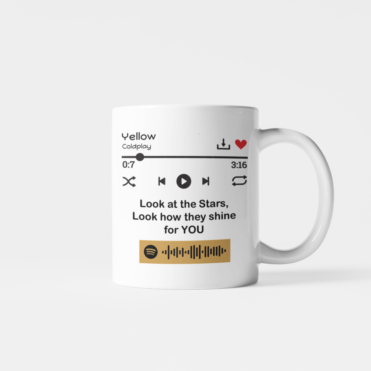 Your Favourite Spotify Song Mug