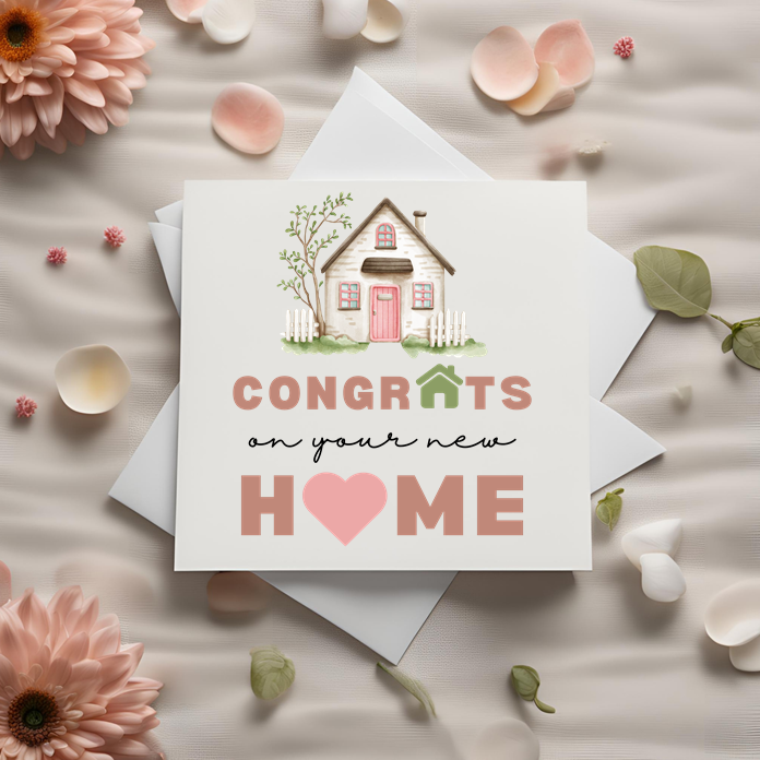 Congrats New Home Card