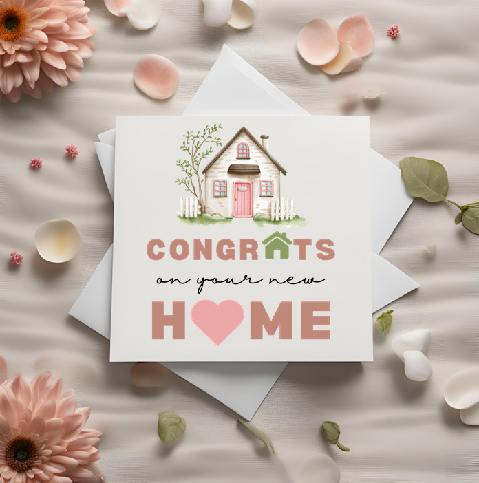 Congrats New Home Card