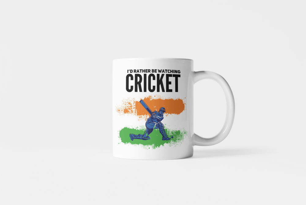 Watching Cricket India Mug