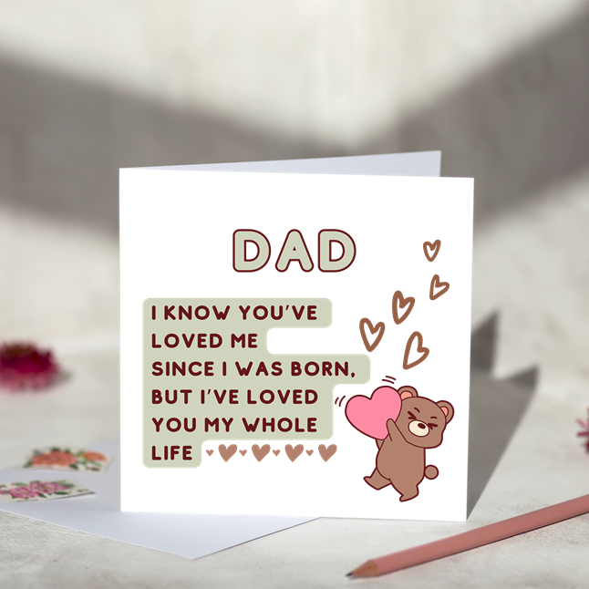 I Have Loved You For Him Greeting Card