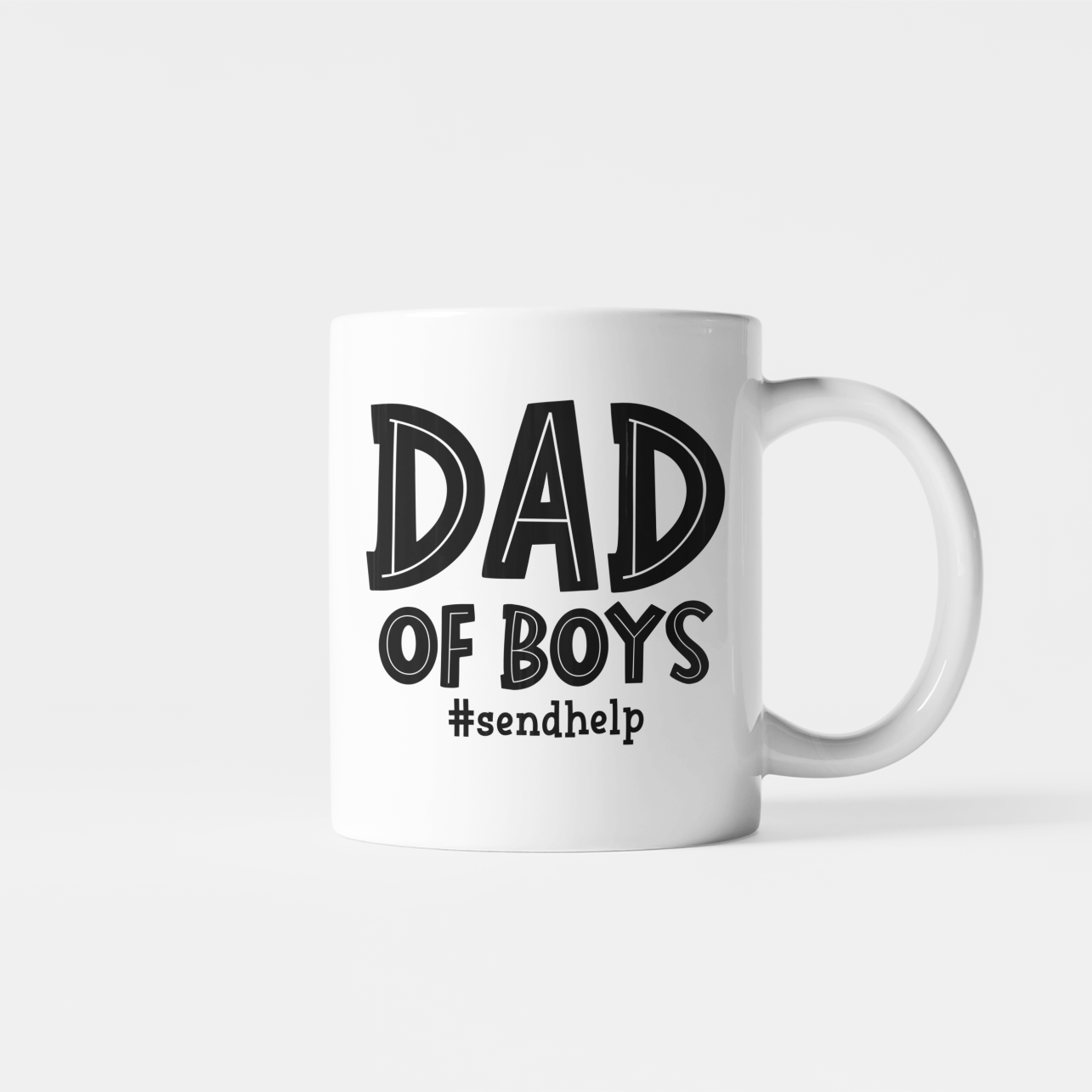 Dad Of Boys Send Help Mug