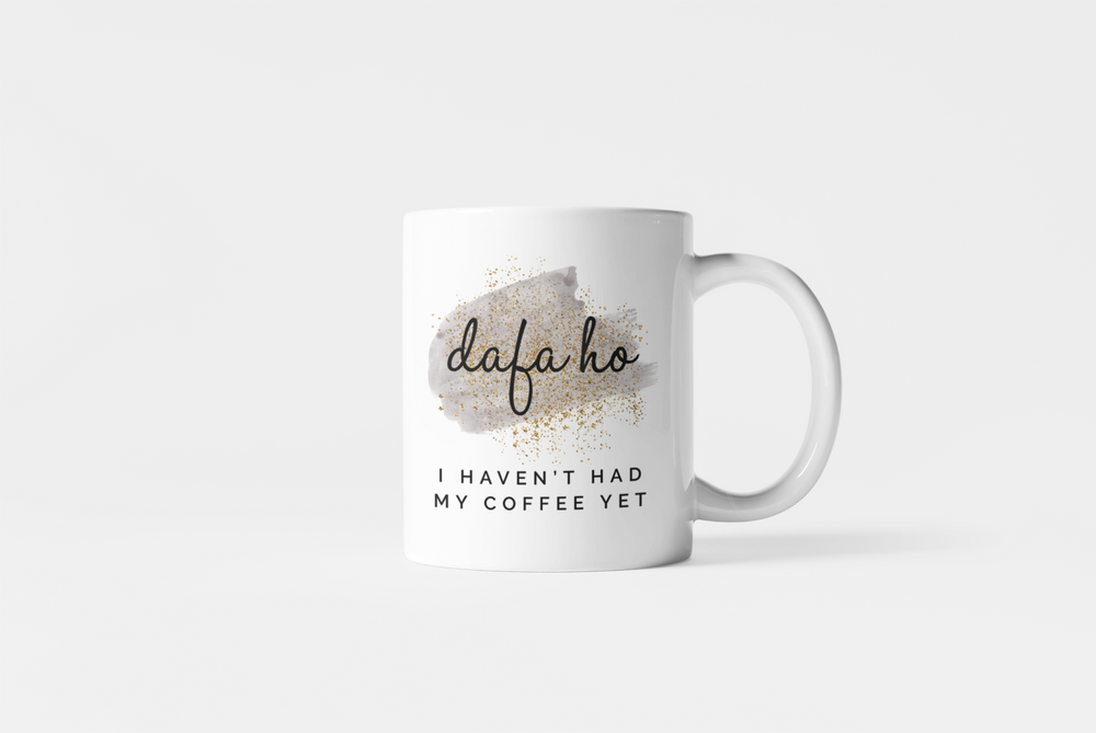 Dafa Ho Grey Coffee Mug