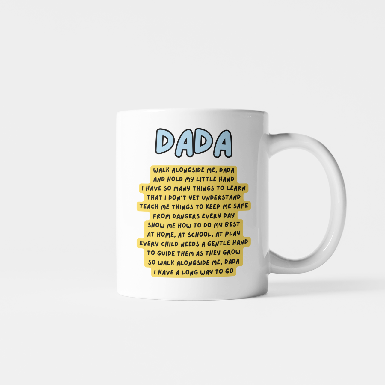 Walk Alongside Me Grandad Mug