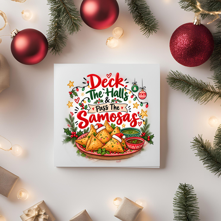 Deck The Halls Christmas Card