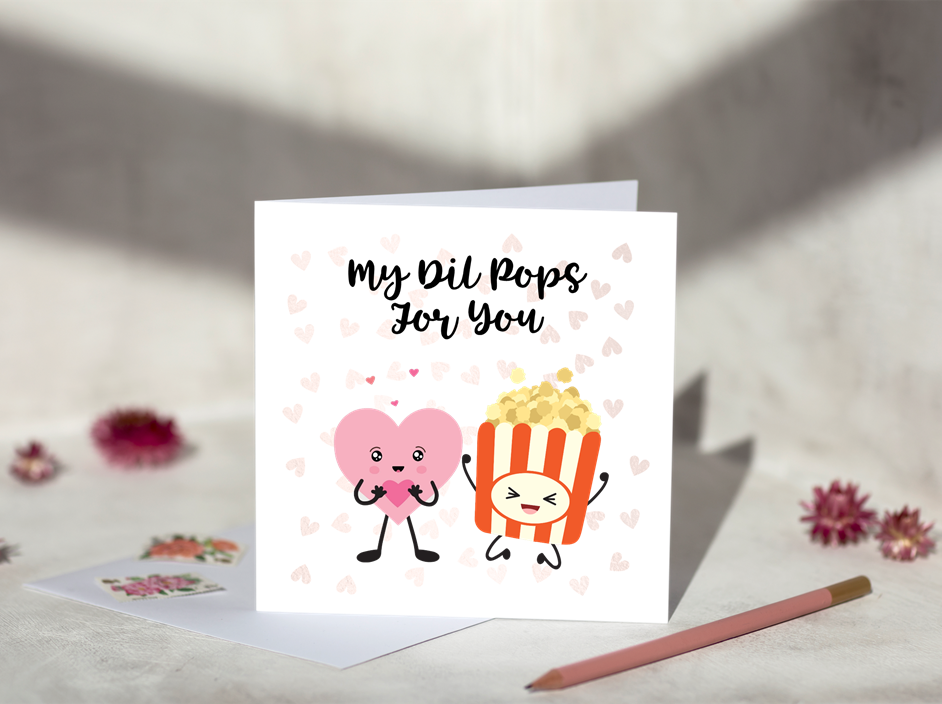 Dil Pops For you Greeting Card