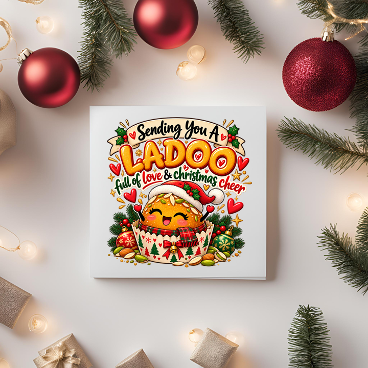 Ladoo Christmas Card