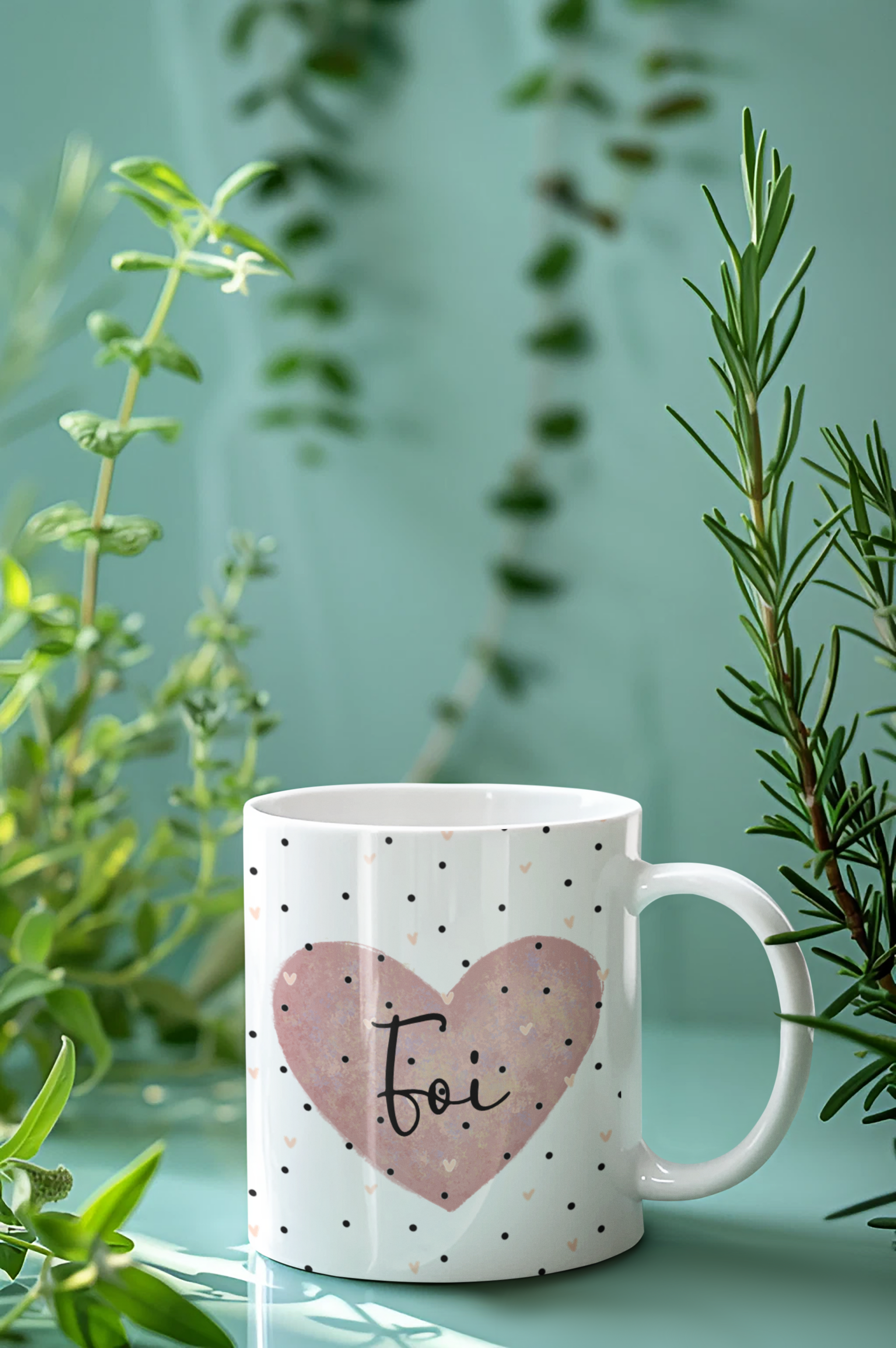 Pretty Pink Heart Mug For Her Mug