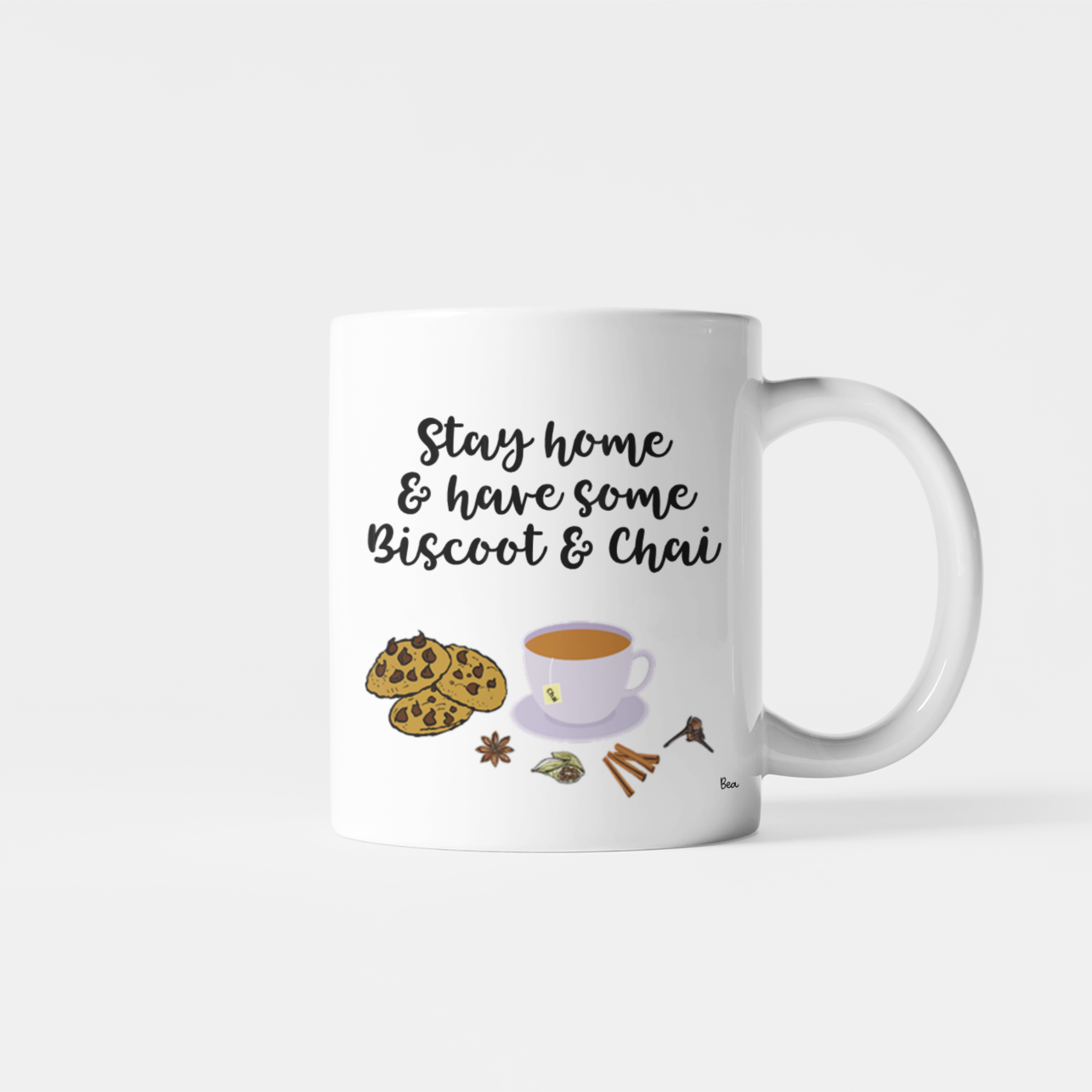 Stay Home Biscoot & Chai Mug