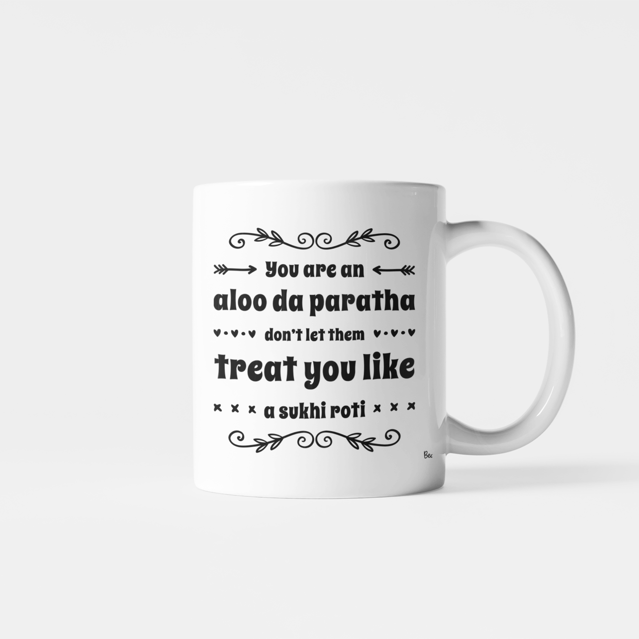 Aloo Paratha Sukhi Roti Mug