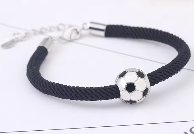 Football Knitted Bracelet
