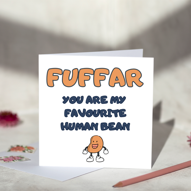 
                      
                        Favourite Human Bean For Him Card
                      
                    