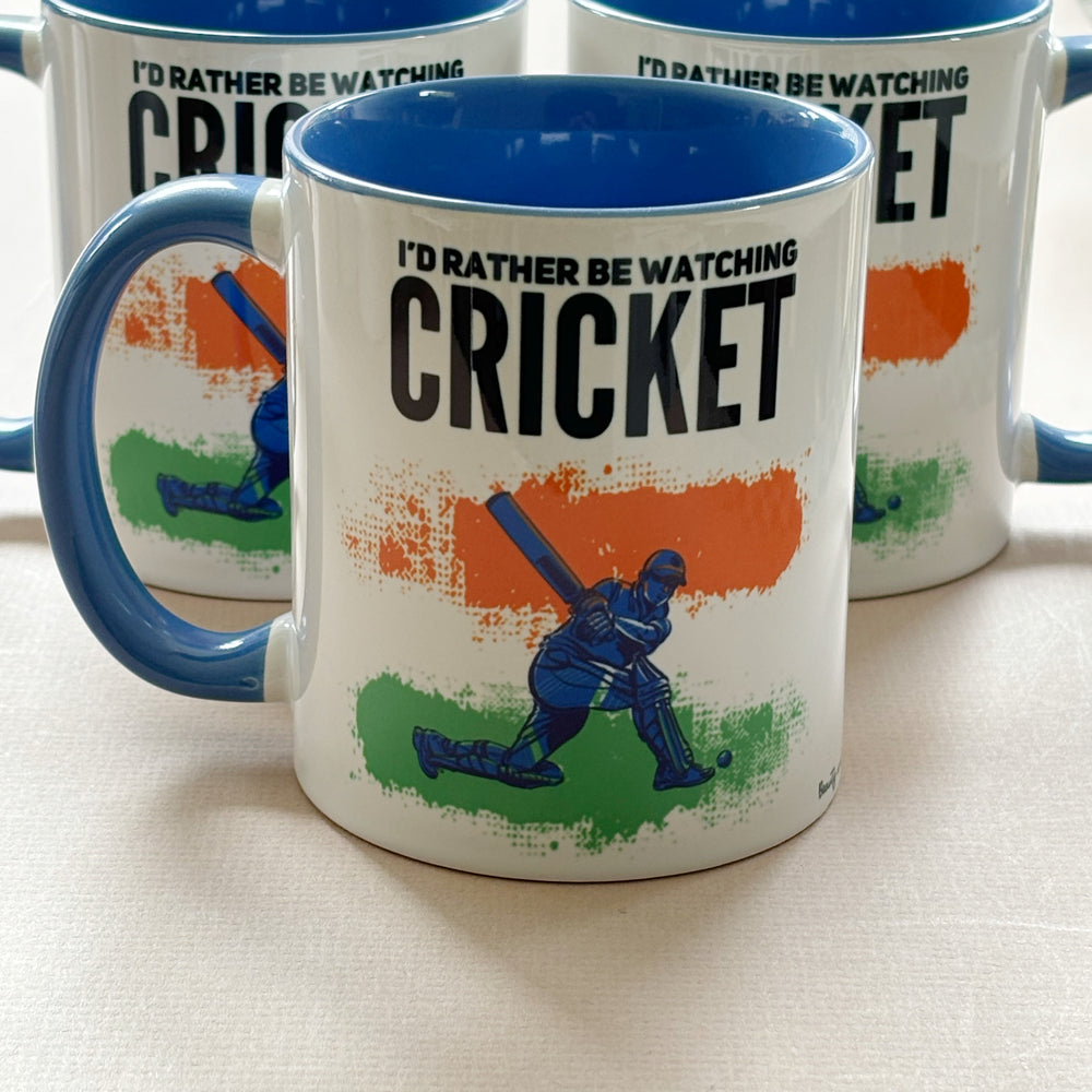 
                      
                        Watching Cricket India Mug
                      
                    