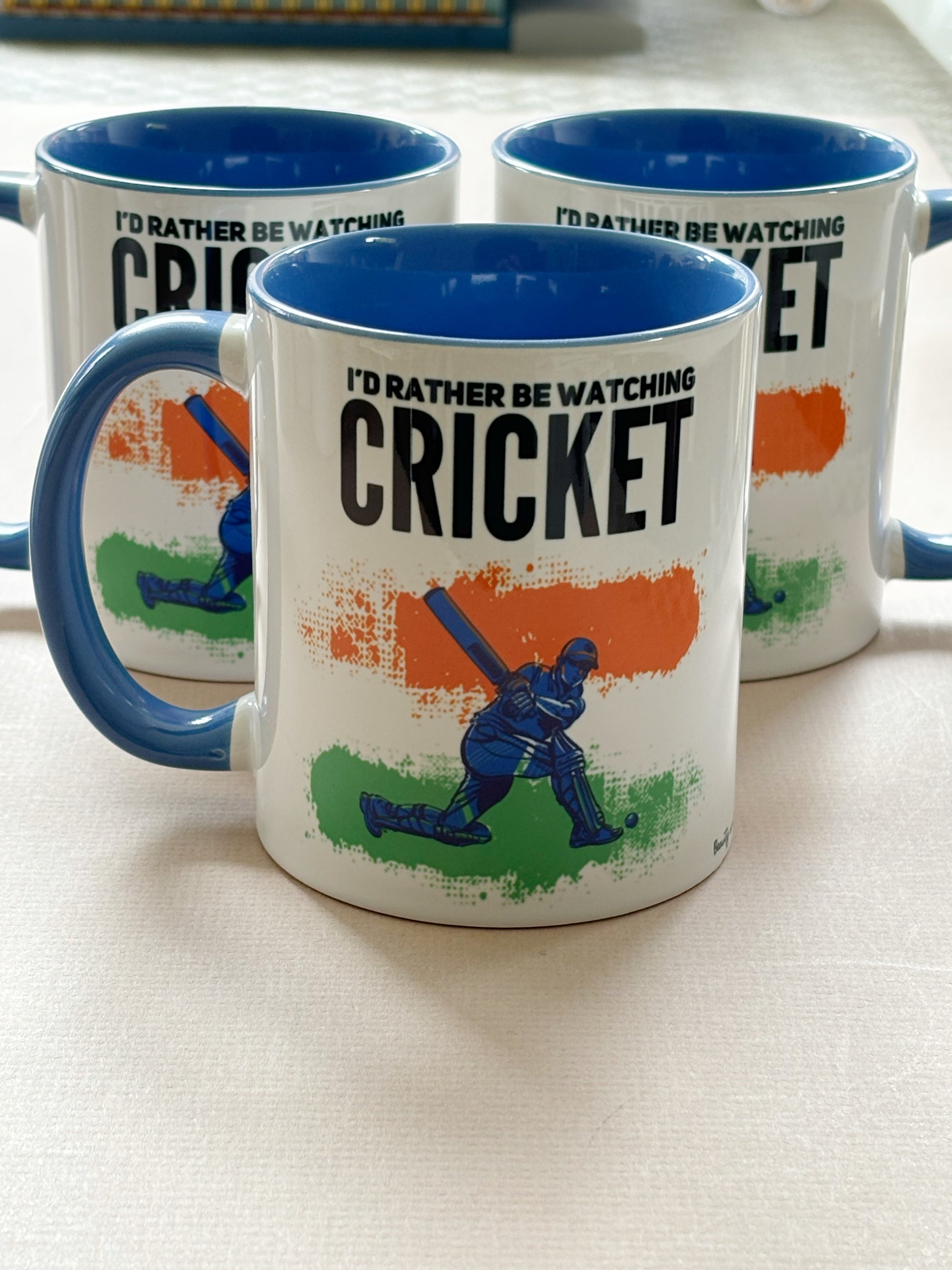 Watching Cricket India Mug