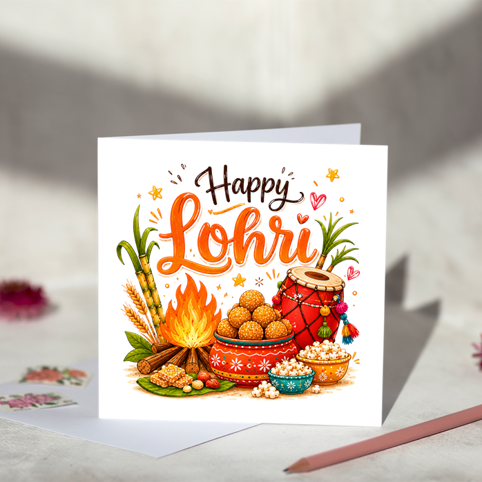 Happy Lohri  Greeting Card
