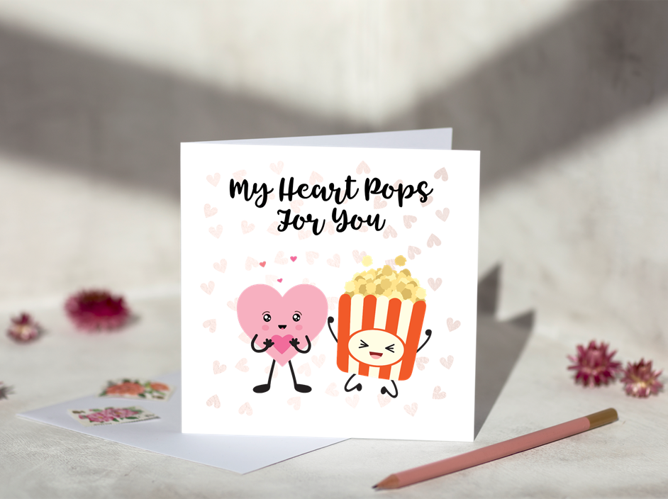Heart Pops For you Greeting Card